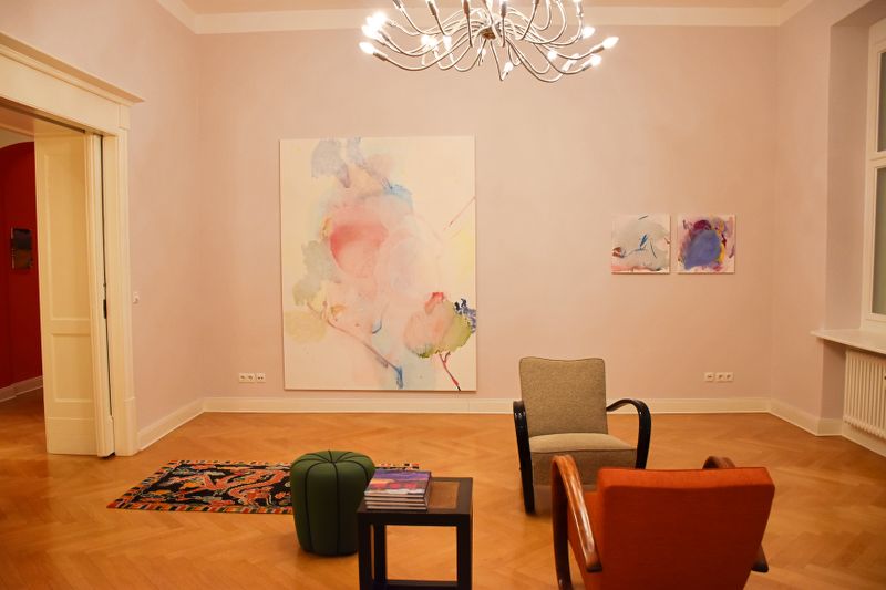 Photo impression from my solo show "Yafeng Duan - new paintings" at Alexander Ochs Private, Berlin 2022